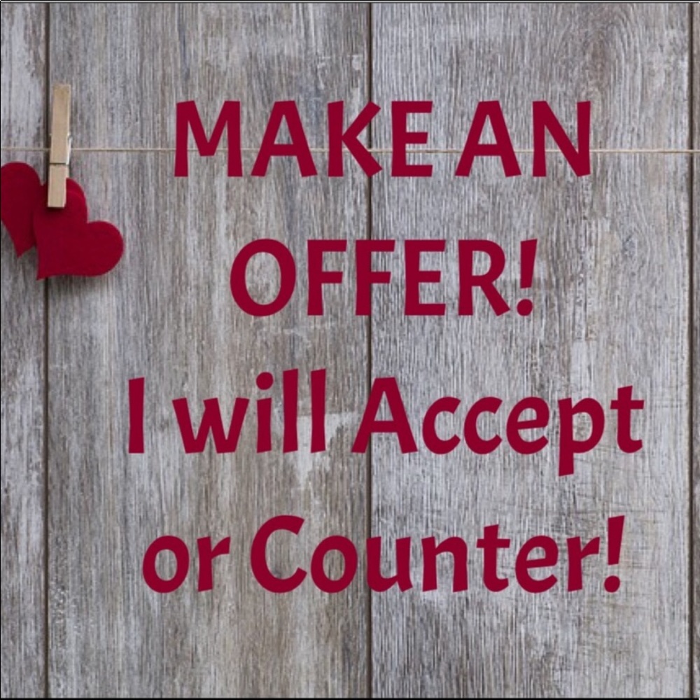 I will accept or counteroffer ALL offers! 🌸